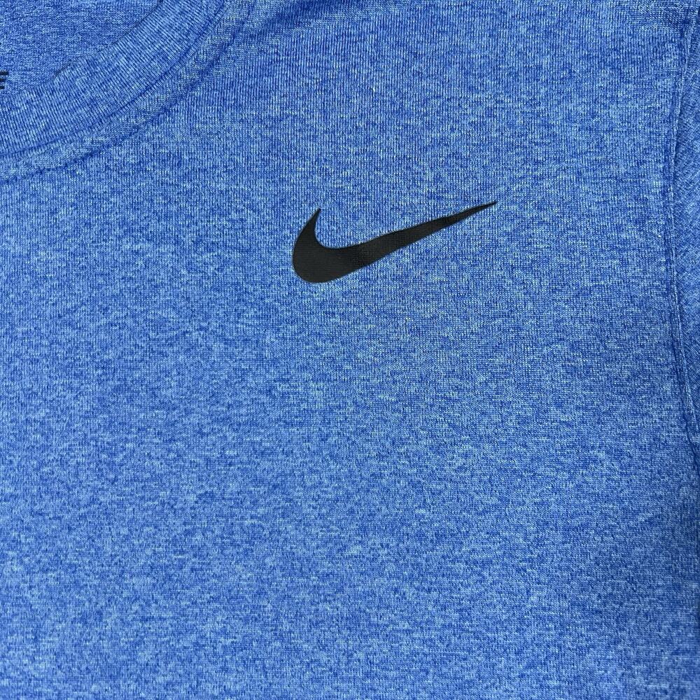 Nike Dri-Fit T Shirt Mens Small Blue Athletic Training Swoosh Logo Gym Tee - Picture 2 of 9
